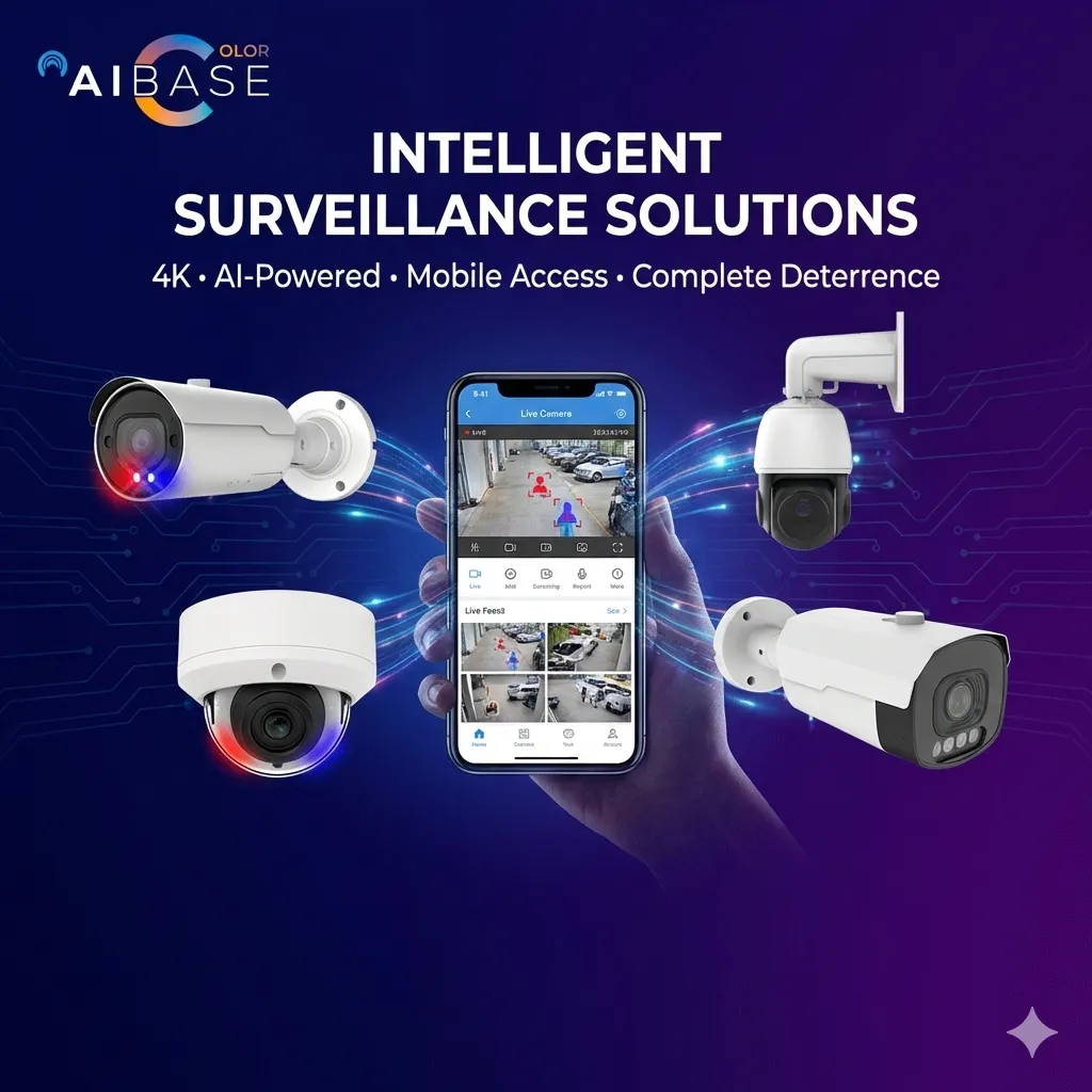 Professional 4K security camera systems for CCTV installation in Ottawa