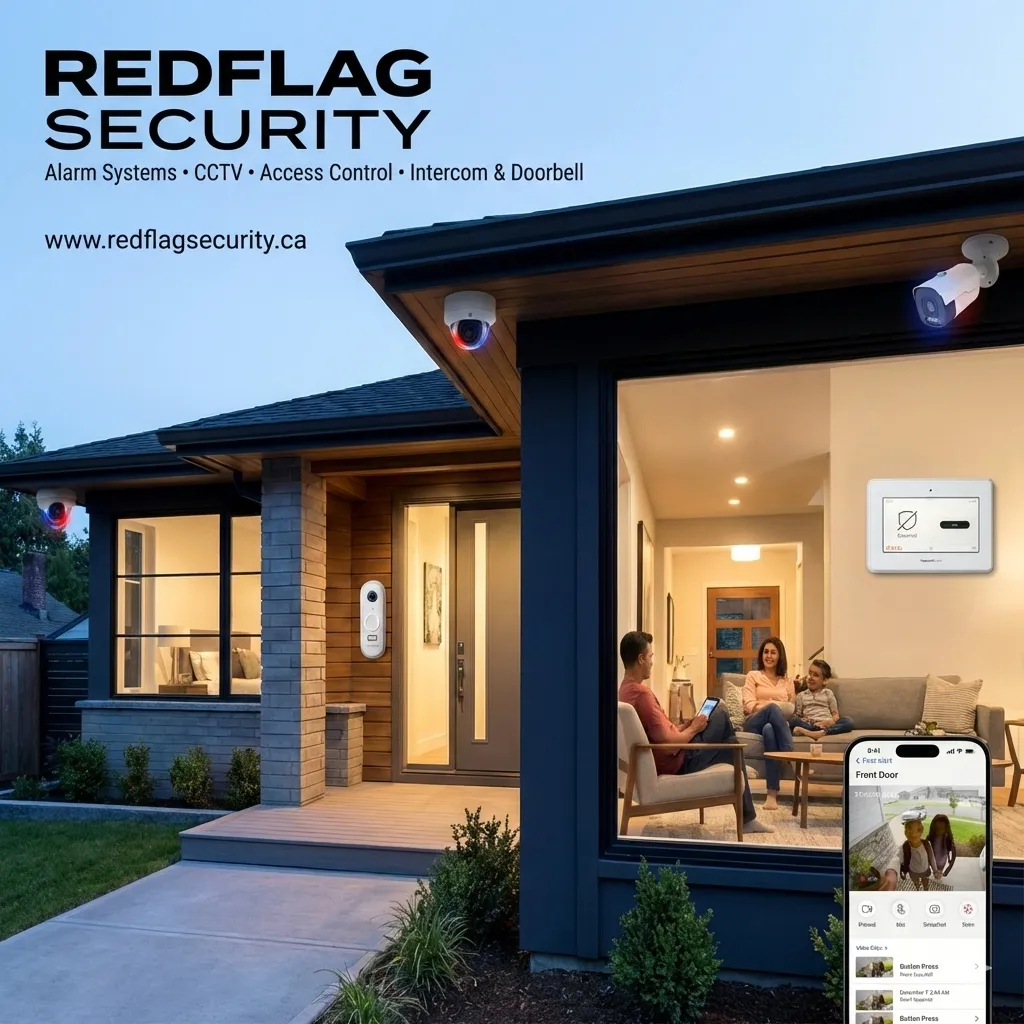 RedFlag Security professional home protection system installation in Ottawa